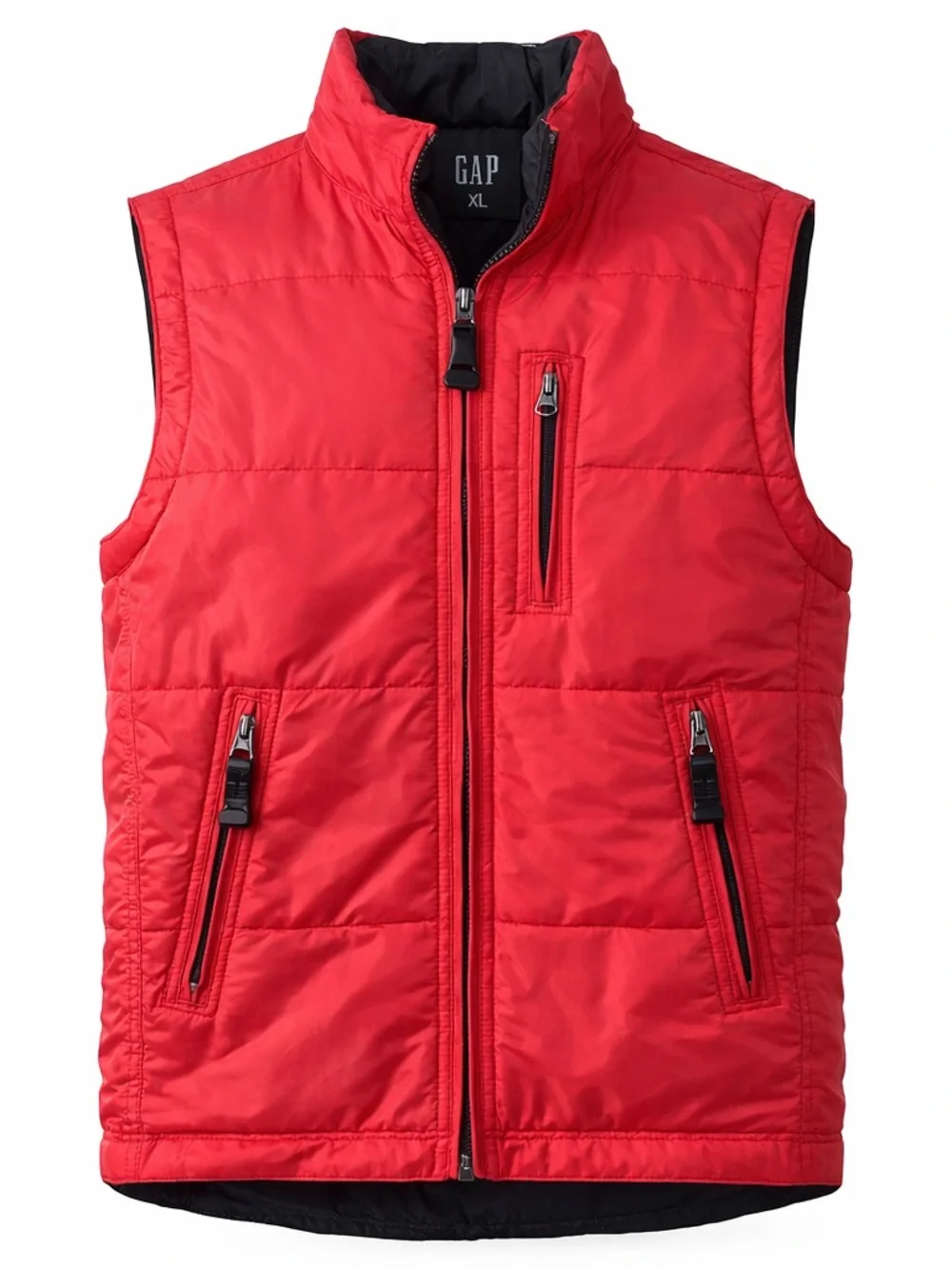 GAP Boys XL Red Puffer Vest Down Filled Lightweight Zip Winter Jacket Gorpcore